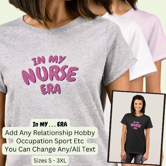 自分の10代カスタム時代に単語を追加 Tシャツ