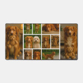 自分の11枚の写真をアップロードパーソナライズされた デスクマット (正面)