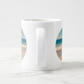 自分の2つの円の写真を作成する ジャンボコーヒーマグカップ (裏面)