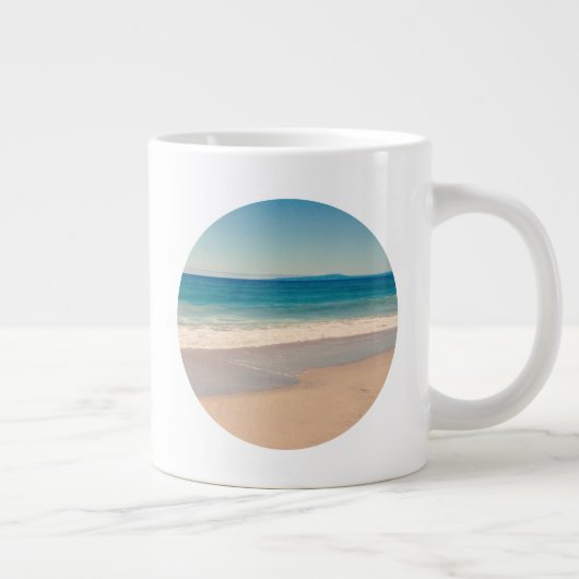 自分の2つの円の写真を作成する ジャンボコーヒーマグカップ (右)