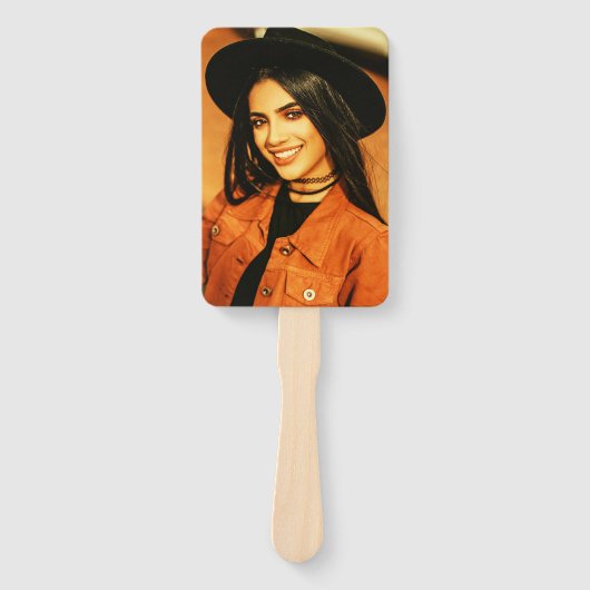 自分の2つの写真卒業パーティーイベント ハンドファン (正面)