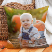 自分の2フォトハロウィーンの孫を作成 クッション