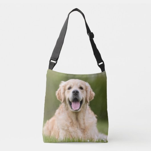 自分の2匹のパーソナライズされた愛犬を作成する クロスボディバッグ (正面)