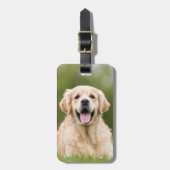 自分の2匹のパーソナライズされた愛犬を作成する ラゲッジタグ (正面縦)