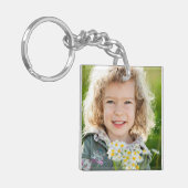 自分の2家族の子写真を作成する キーホルダー (正面左)
