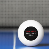 自分の2枚の写真を作成カスタムするPing Pong Ball 卓球ボール (ネット)