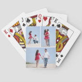 自分の3つのモダンカップル写真を作成 トランプ (裏面)