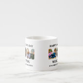 自分の3つの写真コラージュを作成Happy Mothers day エスプレッソカップ (正面)
