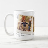 自分の3つの画像ヴィンテージインスタントフォトフレーム コーヒーマグカップ (左)