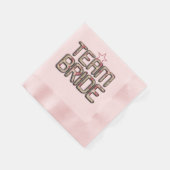 自分の3D花嫁チームのデコ結婚ルを作成 縁ありカクテルナプキン (角)