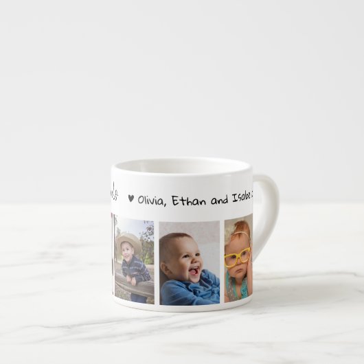 自分の5枚の写真を作成We Love You Abuelo エスプレッソカップ (正面右)