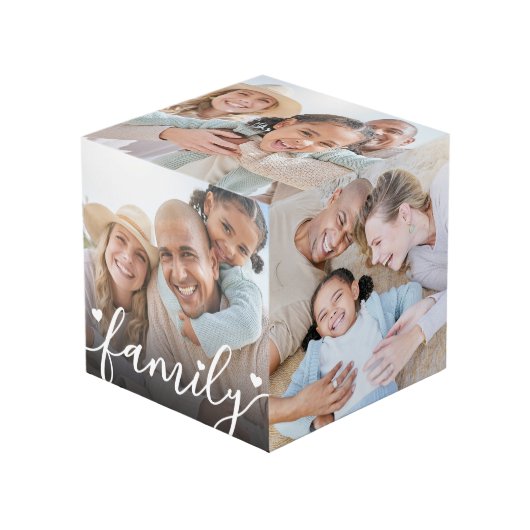 自分の5面の写真を作成する フォトキューブ (正面アングル)