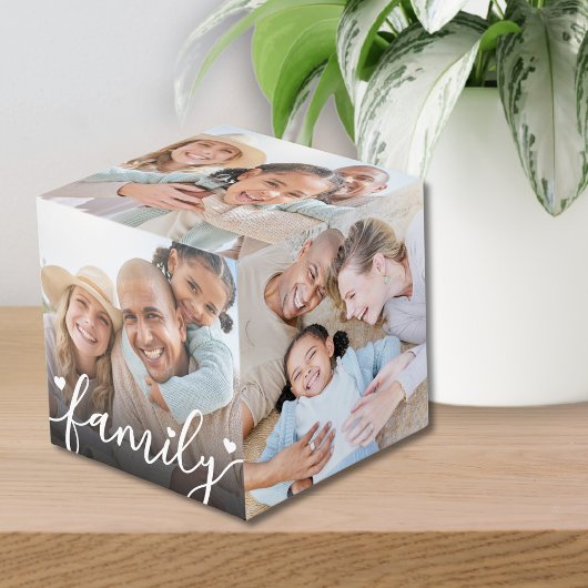 自分の5面の写真を作成する フォトキューブ