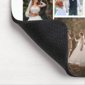 自分の7枚の写真のコラージュを結婚作成する マウスパッド (コーナー)