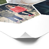 自分の7枚の写真テンプレートを作パーソナライズされたる フォトプリント            (角)