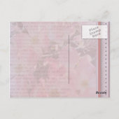 自分の70歳のパーソナライズされた誕生日を作成する ポストカード (裏面)