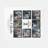 自分の❤️チャットボットが好き自分の写真を作成 フリースブランケット (正面(横))