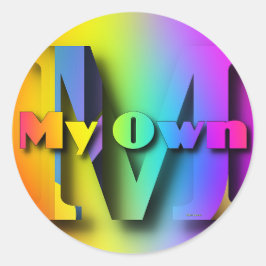 自分の ラウンドシール