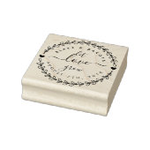 自分の「愛を育てよう」の日結婚付を作る ラバースタンプ (スタンプ)