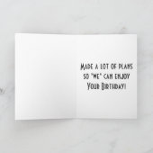 「自分の」誕生日 カード (内部)