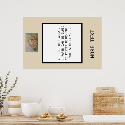 自分の"INSTA--GRAM"フォトフレームを作成… ポスター (キッチン)