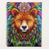 自分のBoho Dreamcatcher Bear Totemを作成する プランナー手帳 (正面)