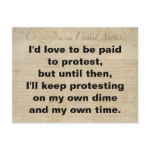 自分のDime Own Time Bill of Rights Resistに抗議する