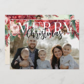 自分のDIYメリークリスマスカードをアップロード 招待状 (正面/裏面)