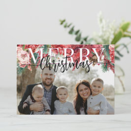 自分のDIYメリークリスマスカードをアップロード 招待状