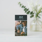 自分のDJ写真名刺 名刺 (スタンド正面)