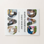 自分のHappy父親の日6写真コラージュを作成 ジグソーパズル (横)