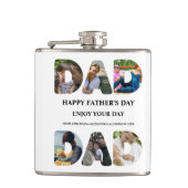 自分のHappy父親の日6写真コラージュを作成 フラスク (正面)