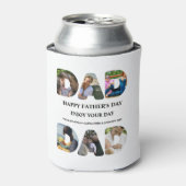 自分のHappy父親の日6写真コラージュを作成 缶クーラー (缶正面)