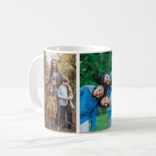 自分のInstagram写真を作成する コーヒーマグカップ (正面左)