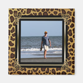 自分のInstagram写真を作成する |ヒョウの斑点 マグネット