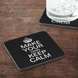 自分のKeep Calm and Carry Onを作る コースター