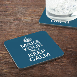 自分のKeep Calm and Carry Onを作る コースター