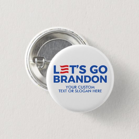 自分のLet's Go Brandon 2024を作成 缶バッジ (正面&裏面)