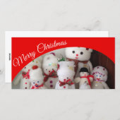 自分のMerry Christmasの写真カードを作成する シーズンカード (正面/裏面)