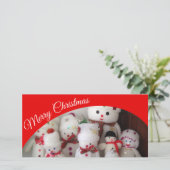 自分のMerry Christmasの写真カードを作成する シーズンカード (スタンド正面)