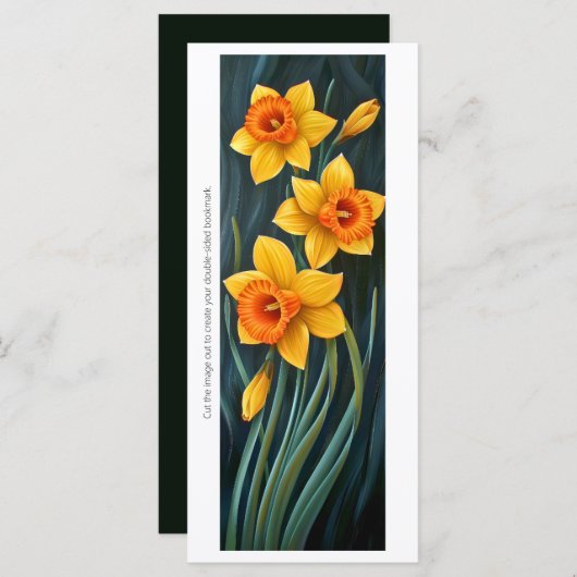 自分のNarcisusブックマー絵を描ク・カードの作成 (正面/裏面)