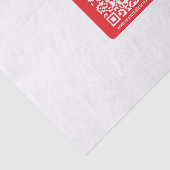 自分のQRコードを瞬時に作成 | 編集可能な赤 薄葉紙 (詳細)