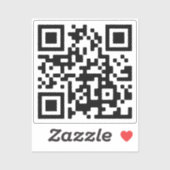 自分のQRコードを簡単にアップロード |透明 シール (シート)