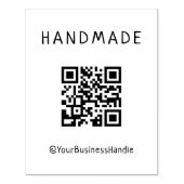 自分のQRコードカスタムを大企業にする ラバースタンプ (インプリント)