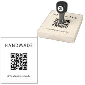 自分のQRコードカスタムを大企業にする ラバースタンプ (押印)