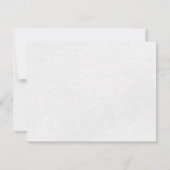 自分のRSVPカードの作成 出欠カード (裏面)