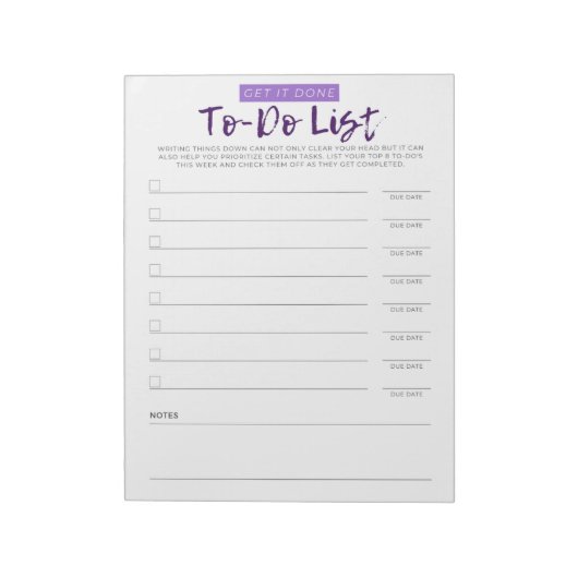 自分のTo Doリスト ノートパッド (回転)