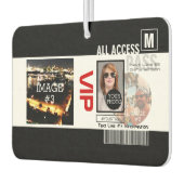 自分のVIPパスをパーソナライズする8つの方法にする カーエアーフレッシュナー (左)