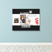 自分のVIPパスをパーソナライズする8つの方法にする キャンバスプリント (インサイチュ (ウッドフロア))