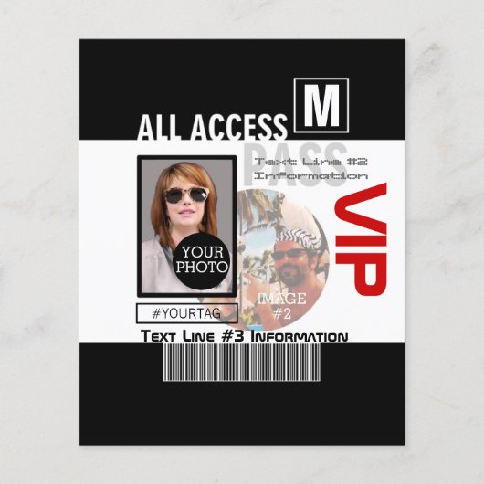 自分のVIPパスをパーソナライズする8つの方法にする チラシ (正面)